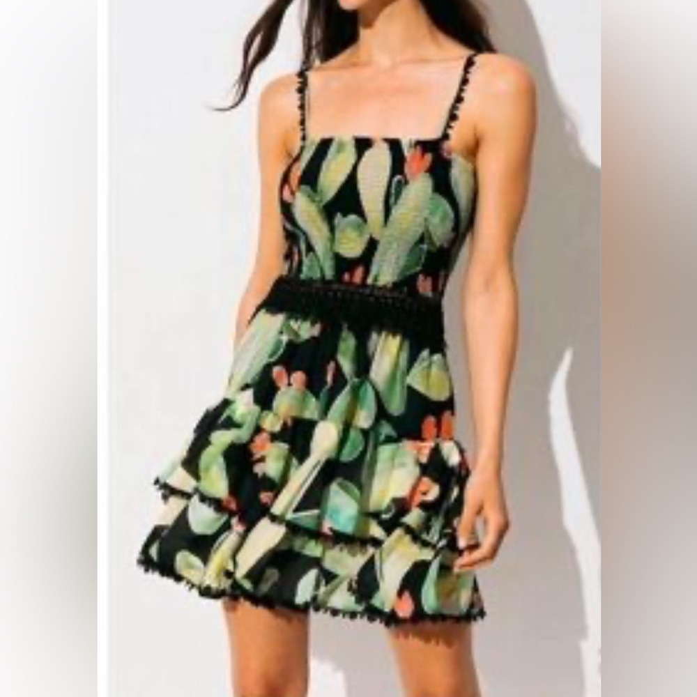 Charo Ruiz smocked short Alicante dress size small worn once